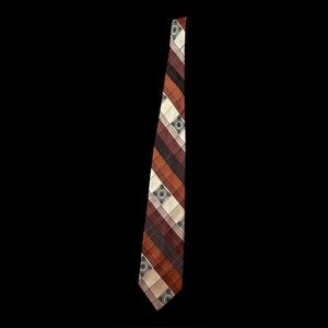 Ram Tiemakers 70s Vintage Brown/Orange Necktie